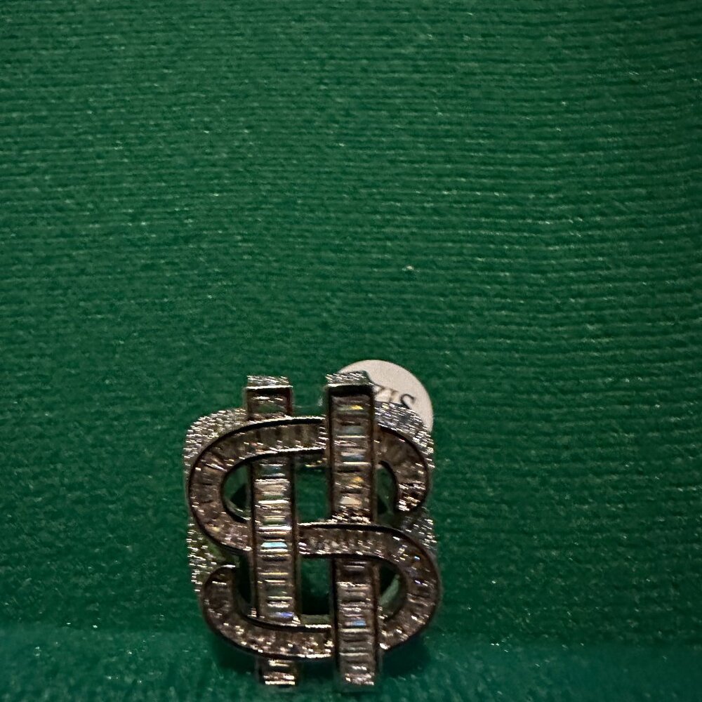 Man Ring White Gold 14k Brass Platter